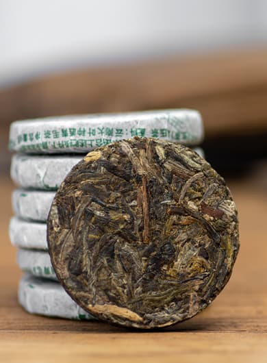 Bulang Shan Raw Pu-erh Tea Mini Cake