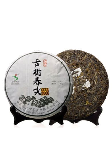 Fengqing Ancient Tree Spring Chun Jian Raw Pu-erh Cake Tea 2012