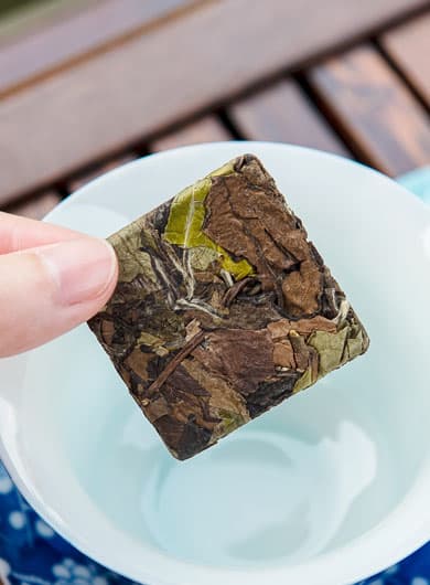 Fuding Shou Mei White Tea Mini Cake