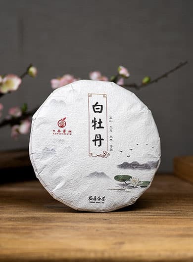 White Peony (Bai MuDan) White Tea Cake 2017