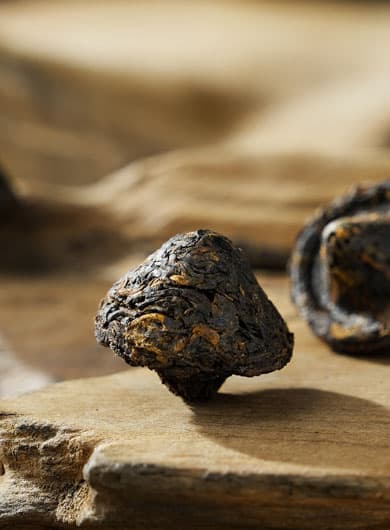 Xiaguan Mini Mushroom Shape Ripened Pu-erh Tuocha 1995
