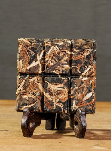 Tangerine Peel (Chen Pi) Shou Mei White Tea Mini Square Brick 2016